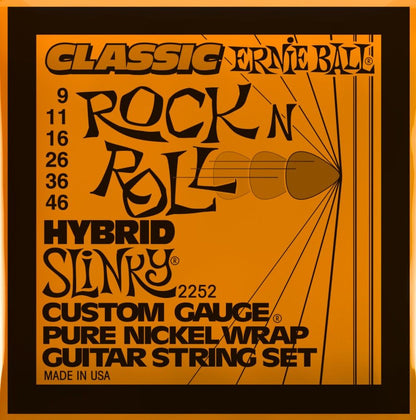 Encordura Guitarra Electrica Eball Classic Hybrid Sl