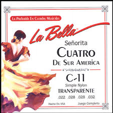 Encordadura Cuatro la Bella 4 Cuerdas