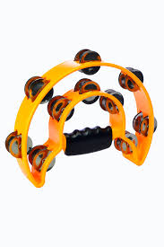 Pandero Media Luna Doble Amarillo Alice Atb002/yw N