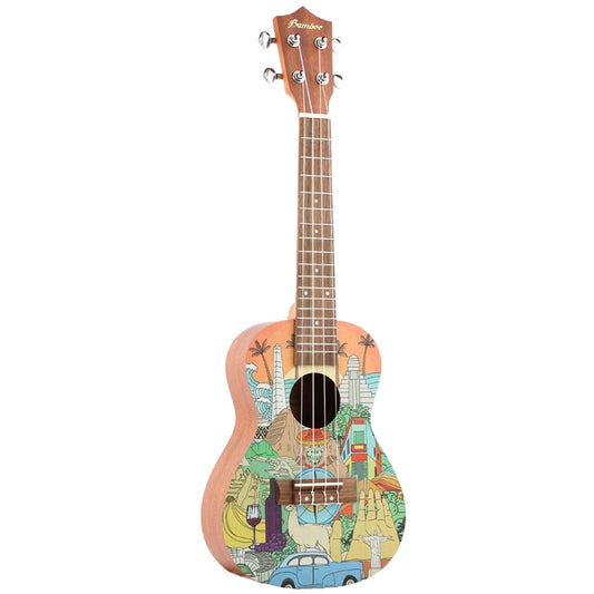 UKULELE CONCIERTO U-23-LATIN BAMBOO C/FUNDA BU-23-LATIN N