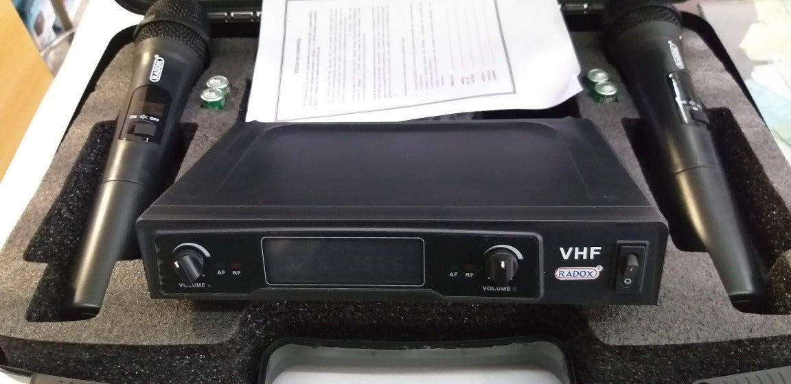 SISTEMA DE MICRÓFONOS DINÁMICOS INALAMBRICOS (VHF) 490-486 | N