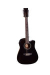 DOCEROLA ELECTROACÚSTICA CON AFINADOR NEGRA  SEGOVIA SGC12BKA  N