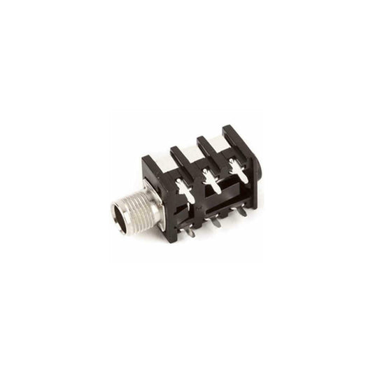 JACK STEREO  FENDER  1/4"  R/A W/MTL BUSH NO MTG HDWR