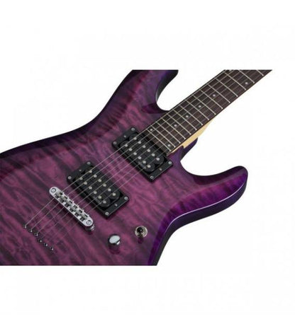 Guitarra Eléctrica Schecter C-6 Plus Magenta Eléctrico