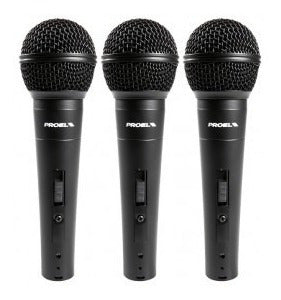 Microfonos Dinamicos Marca Proel Mod: Dm800kit