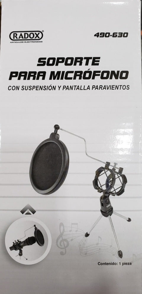 SOPORTE PARA MICROFONO RADOX MOD: 490-630