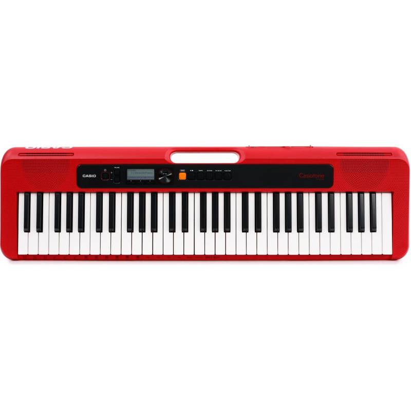 TECLADO CASIO PORTATIL CTS200RD CON ELIMINADOR COLOR ROJO | CTS200RD N