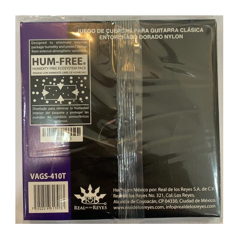 JUEGO DE CUERDAS LA VALENCIANA PARA GUITARRA CLASICA NYLON TITANIO | 2100240 N